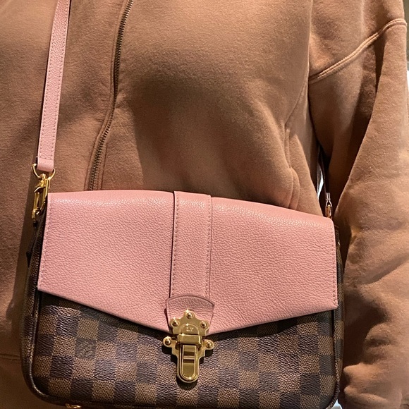 AUTHENTIC LOUIS VUITTON CLAPTON DAMIER EBENE MAGNOLIA CROSSBODY - Picture 11 of 12